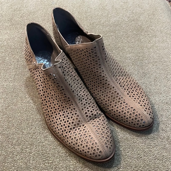 Vince Camuto Shoes - Vince Camuto Mesh Booties Size 7.5 Tan Brown Shoes